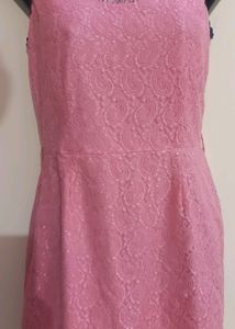 Pink Net Dress