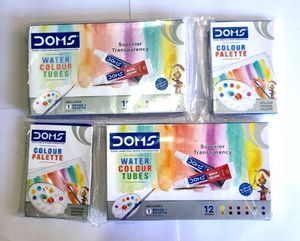 Doms Water Colour Tube 12 Shades Pack Of 2 Sets