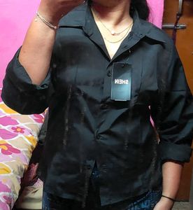 Classic Black Button-Up Shirt