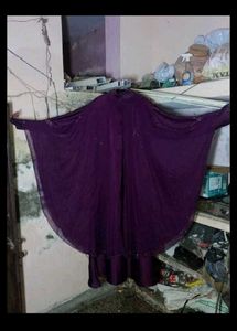 Beautiful Purple burkha Set