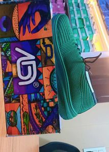 Green Casual Shoes