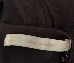 Embroidered Black Blouse
