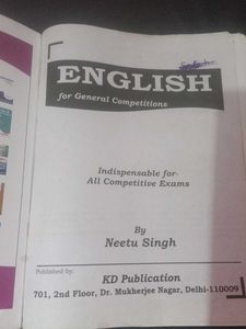 English for General Competitions Vol-1