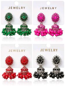 combo set of 4 ,Stunning Pink Jhumka Earrings