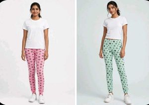Cute Printed Leggings - Set of 2