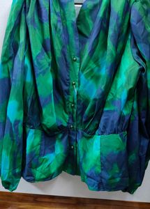 Vibrant Tie-Dye Blouse