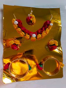 New Floral Jewellery Set For Haldi & Mehndi