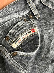 Y2k Diesel Grey Wash Flare Jeans