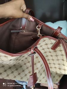 Vintage Patterned Tote Bag