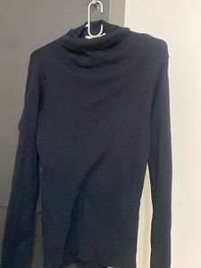 Classic Black Turtleneck Sweater