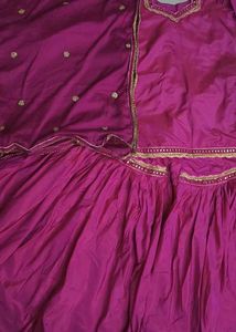 Magenta Lucknowi Gharara