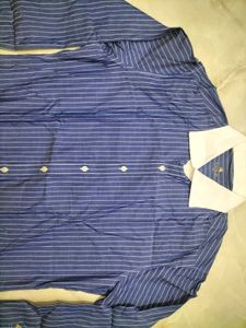 Blue Striped Men's Shirt