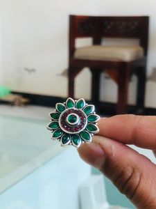 Pure Silver Ring (wt:- 7.200g)