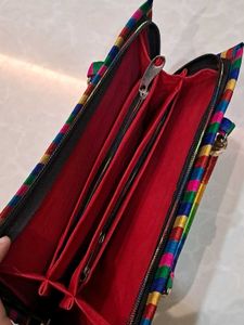 Embroidered Clutch Bag with Mirror Work