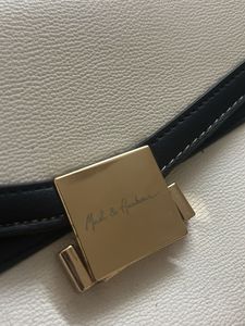 Stylish Cream &amp; Navy Handbag - unused