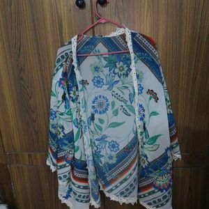 Bohemian Floral Kimono Jacket