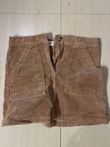 Tan Corduroy Skirt