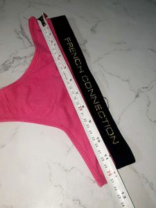 French Connection Pink Thong 30-32 size