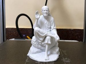 Sai Baba Blessing Sculpture – 3D Print Model