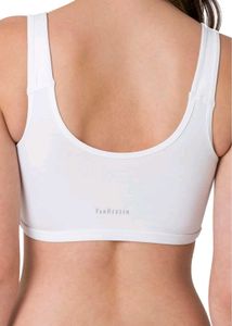 Van Heusen White Sports Bra ( Size- S)