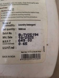 Mother Sparsh Laundry Detergent