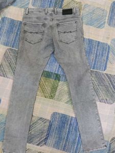 Stylish Grey Wash Jeans