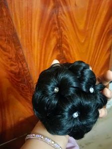 Chic Black Hair Bun Accessory