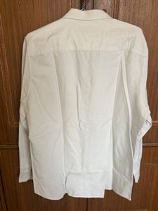 H&amp;M Men's White Button-Up Shirt