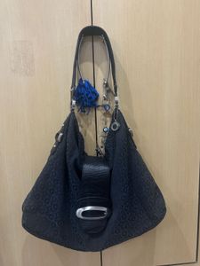 Large Vintage Guess By Marciano Hobo Bag + Charms
