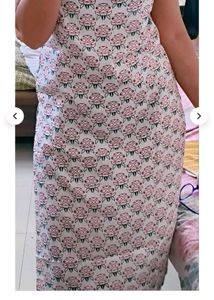 New not used Floral Print Sleeveless Kurti