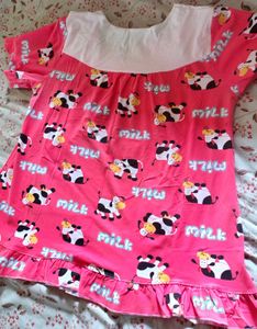 Cute Cow Print Pajama Set