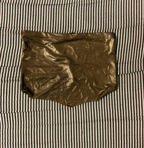Metallic Gold Bandeau Top