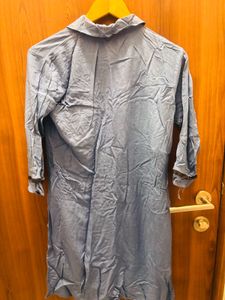 Stylish Blue Embroidered Kurta Set