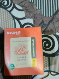 Bodess Papaya Bar Soap - 3 in 1