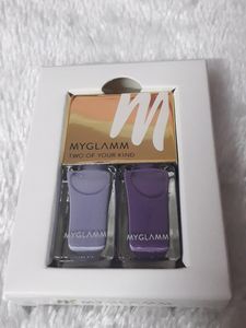 Myglamm Two Of Your Kind Long Lasting Nail Enamel Duo Wine Tasting