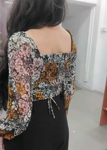 Floral Crop Top