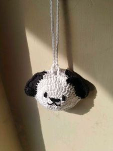 Handmade Crochet Dog pouch/ bag charm
