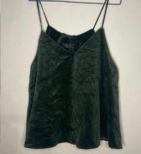 SHEIN Dark Green Camisole Top