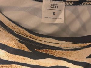 Zebra Print  Dress