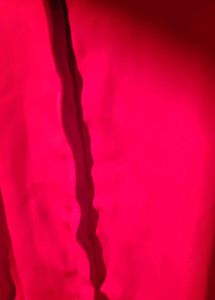 Cherry Red Button-Up Kaftan Top