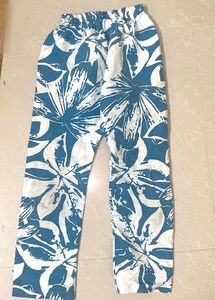 2 Pairs Floral Print Palazzo Pants