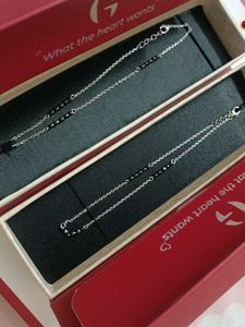 Pure 925 Silver Midnight Beads Anklet
