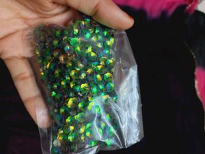 Sparkling Emerald Green Sequins