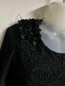 Elegant Black Lace Blouse