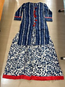 Printed Kurta with Palazzo Set