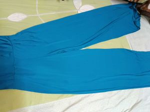 Teal Blue Flowy Jumpsuit