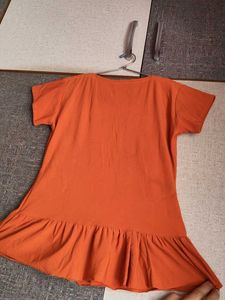 Orange Embellished top