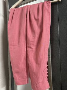 raksha bandhan sequence Peach Chikankari Kurta Set