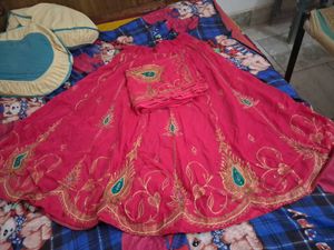 vintage pure zari lehnga