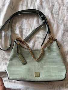 Victoria's Secret Croc Embossed Shoulder Bag